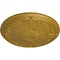 Ekena Millwork Athens Ceiling Medallion (Fits Canopies up to 3 5/8"), 26 1/4"OD x 3 1/4"P, Pharaohs Gold CM27ATPGS - alternate 3